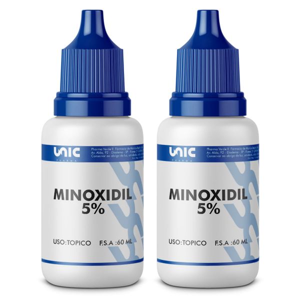 Kit 2 frascos de Minoxidil 60ml