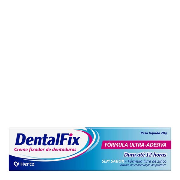 Creme Fixador de Dentaduras DentalFix Sem Sabor 20g