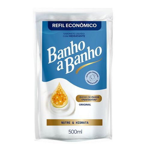 Sabonete Líquido Hidratante Banho A Banho Original 500Ml Refil