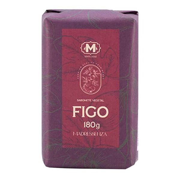Sabonete Vegetal em Barra Figo Madressenza 180g