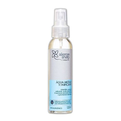 Água Micelar Tonificante Eternity Alergoshop 120ml