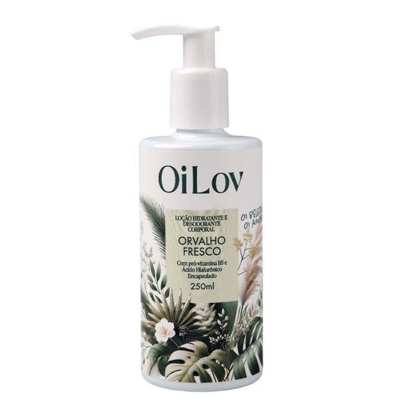 Loção Hidratante Orvalho Fresco OiLov 250ml 16cm sem cor