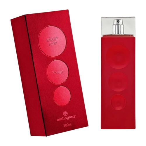 Fragrância Desodorante Corporal Make Me Fever Rouge Mahogany 100ml translucido Fragrância Desodorante Corporal Make Me Fever Rouge Mahogany 100ml translucido