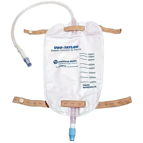 Coletor Urinário Perna Adulto Sistema Fechado 750ml -unidade