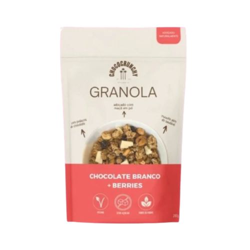 Granola Chocolate Branco com Berries ChocoCrunchy 280g Granola Chocolate Branco com Berries ChocoCrunchy 280g