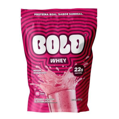 Whey Mousse de Morango Bold 450g