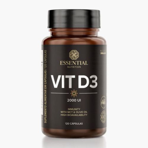 Vit D3 2000 UI Essential Nutrition 120caps Vit D3 2000 UI Essential Nutrition 120caps