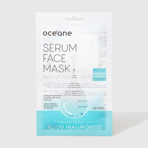 Máscara Facial com Ácido Hialurônico - Serum Face Mask 20ml Não