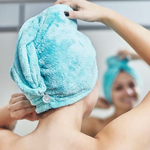 Toalha de Cabelo - Dry My Hair Não Toalha de Cabelo - Dry My Hair Não