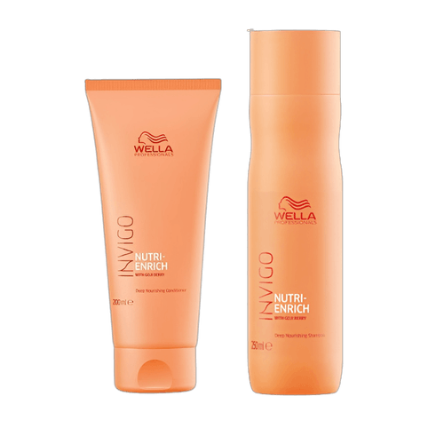 Kit Wella Invigo Nutri-Enrich - Shampoo 250ml + Condicionador 200ml NULO Kit Wella Invigo Nutri-Enrich - Shampoo 250ml + Condicionador 200ml NULO