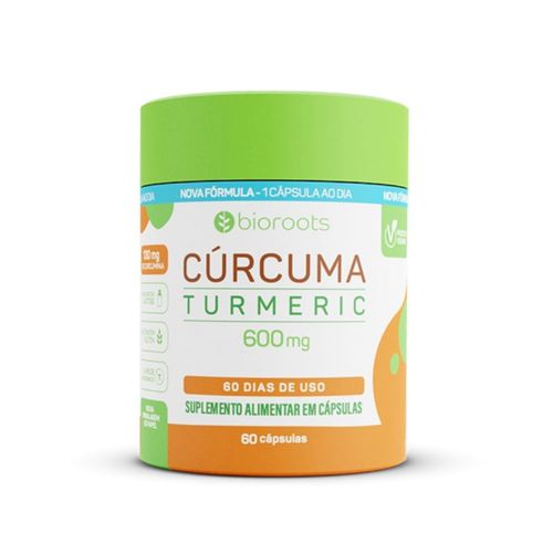 Curcuma Turmeric Bioroots 600mg 60Cáps