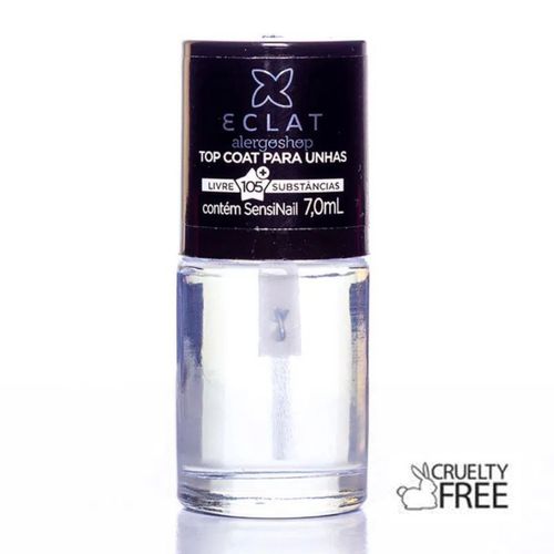 Esmalte Top Coat Para Unhas Hipoalergênico Alergoshop 7ml Esmalte Top Coat Para Unhas Hipoalergênico Alergoshop 7ml
