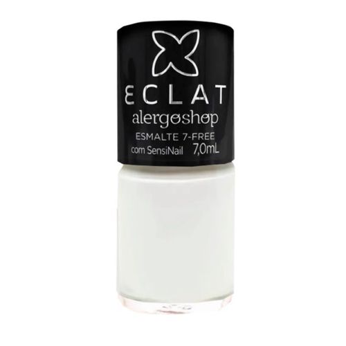 Esmalte Cravo Branco Hipoalergênico Alergoshop 7ml Branco