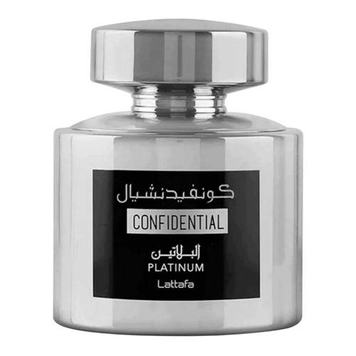 Lattafa Confidential Platinum Eau de Parfum - Perfume Masculino 100ml 100ml Lattafa Confidential Platinum Eau de Parfum - Perfume Masculino 100ml 100ml