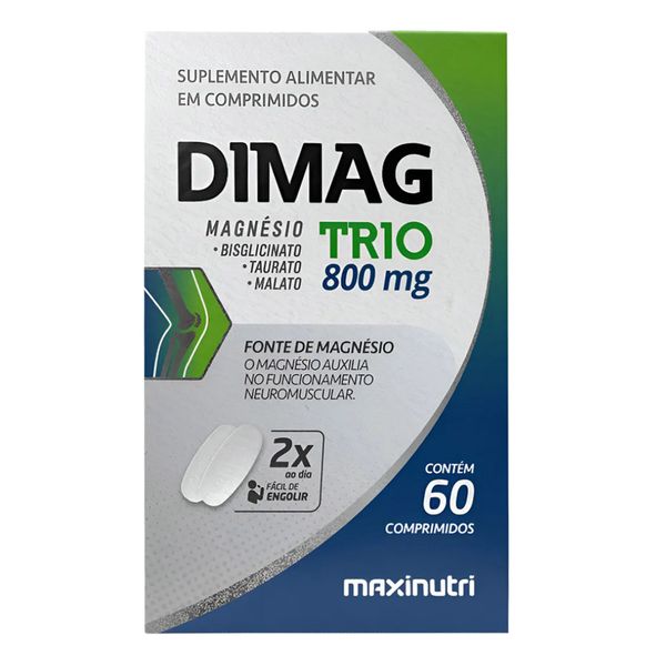 Suplemento Alimentar Dimag Trio 800mg 60 Comprimidos