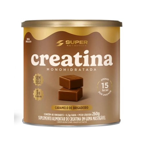 Caramelo de Creatina Brigadeiro Super Nutrition 260g Caramelo de Creatina Brigadeiro Super Nutrition 260g