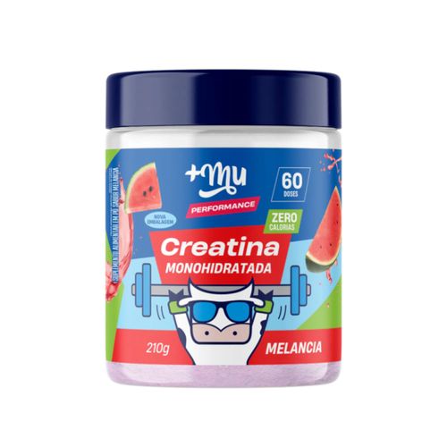 Creatina Monohidratada Melancia Mais Mu Performance 210g Creatina Monohidratada Melancia Mais Mu Performance 210g