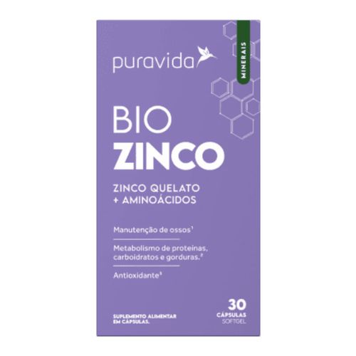 Bio Zinco Puravida 30caps Bio Zinco Puravida 30caps