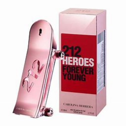 212 Heroes For Her Carolina Herrera Perfume Feminino Eau de Parfum 80ml 80ml Incolor