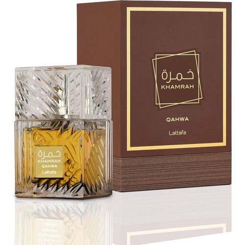 Perfume Árabe Khamrah QAHWA Lattafa Eau de Parfum 100ml Unissex 100ml Incolor