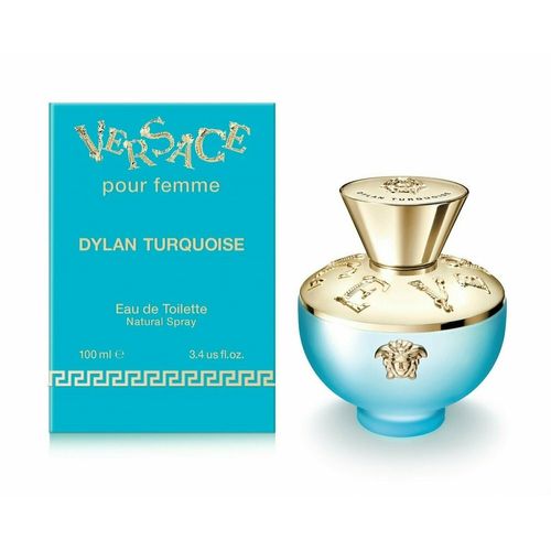 Versace Dylan Turquoise Perfume Feminino  Eau de Toilette 100ml Importado 100ml Incolor