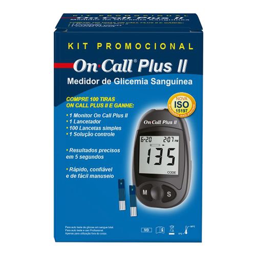 907332---Kit-On-Call-Plus-II-Medidor-de-Glicemia-Lancetador-100-Lancetas-Solucao-Controle-1