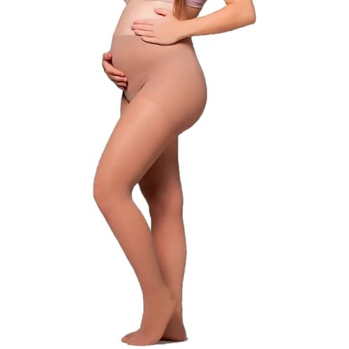 Meia-Calça Audace Maternidade 15-20mmHg Fechada Natural Tam A Meia-Calça Audace Maternidade 15-20mmHg Fechada Natural Tam A