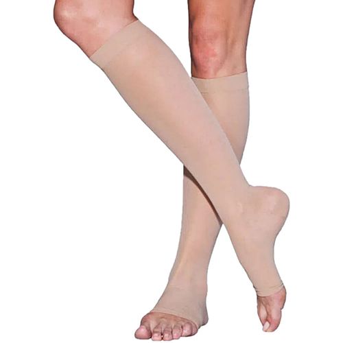 Meia 3/4 Ever Sheer Sigvaris 20-30 mmHg Aberta Caramelo G2 Meia 3/4 Ever Sheer Sigvaris 20-30 mmHg Aberta Caramelo G2