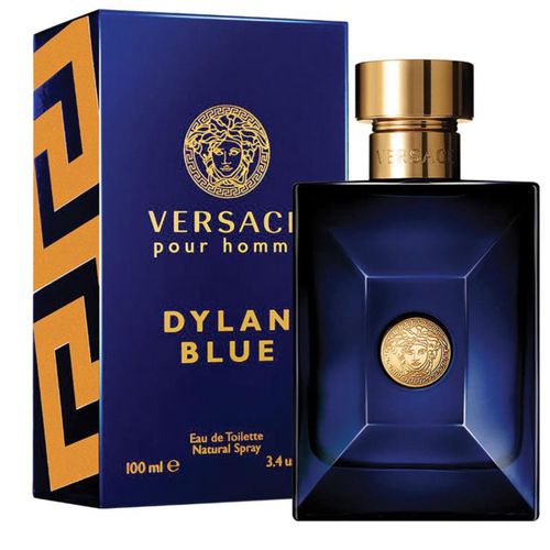 Dylan Blue Pour Homme Versace Perfume Masculino Eau de Toilette 100ml 100ml Incolor