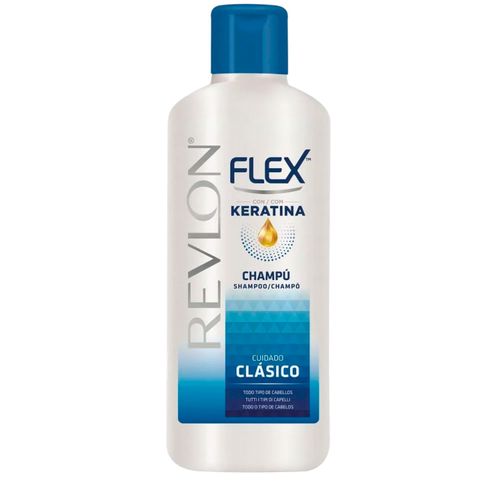 Revlon Flex Keratina Cuidado Clássico - Shampoo 650ml 650ml Revlon Flex Keratina Cuidado Clássico - Shampoo 650ml 650ml