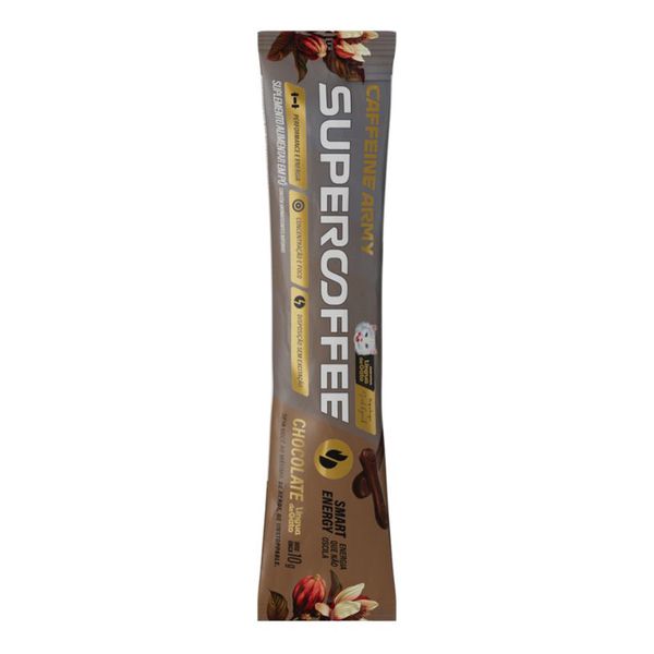 Suplemento Alimentar Caffeine Army SuperCoffee 3.0 Chocolate Língua de Gato 10g Sachê
