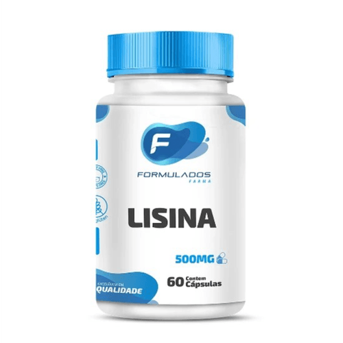 Lisina 500mg 60 Cápsulas