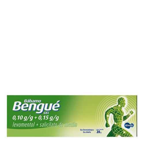 Analgésico, Antirreumático, Relaxante Muscular E Anti-Inflamatório Bálsamo Bengué 0,10G + 0,15G 20G Gel