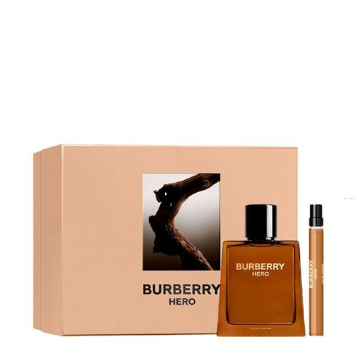 Kit Burberry Hero Masculino - Edp 100ml + Ts 10ml NULO Kit Burberry Hero Masculino - Edp 100ml + Ts 10ml NULO