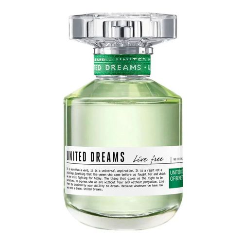 Benetton United Dreams Live Free Eau de Toilette - Perfume Feminino 80ml 80ml Benetton United Dreams Live Free Eau de Toilette - Perfume Feminino 80ml 80ml