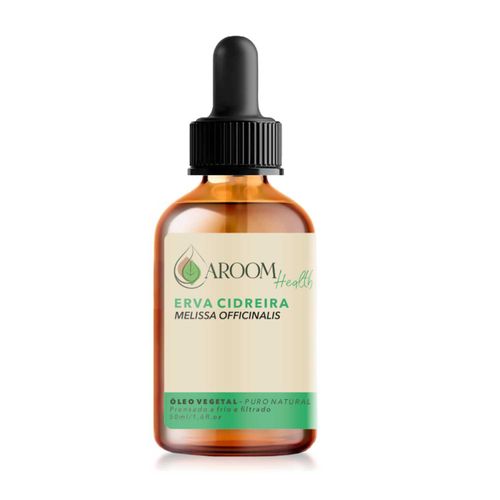 Óleo vegetal puro natural de Erva Cidreira - 50 ml