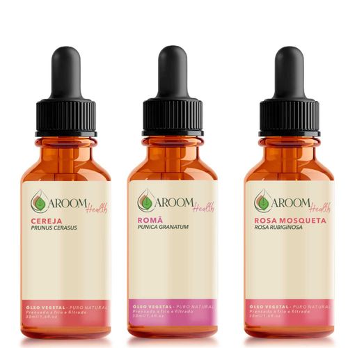 Kit facial de óleos Antirrugas - Antimanchas -Clareador - 30ml cada Kit facial de óleos Antirrugas - Antimanchas -Clareador - 30ml cada