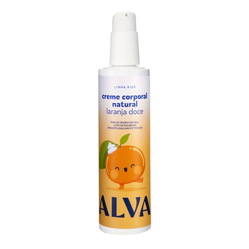 Alva Laranja Doce e Baunilha - Creme Corporal Infantil 250ml 250ml 250ml