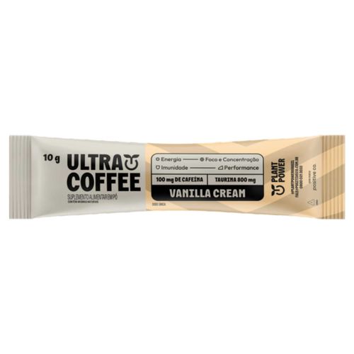 Ultracoffee Vanilla Cream Plant Power 10g Ultracoffee Vanilla Cream Plant Power 10g