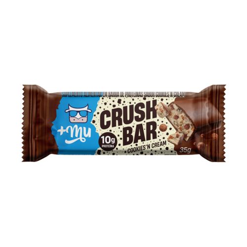 Crush Bar 2.0 Cookies'n Cream Mais Mu 35g Crush Bar 2.0 Cookies'n Cream Mais Mu 35g