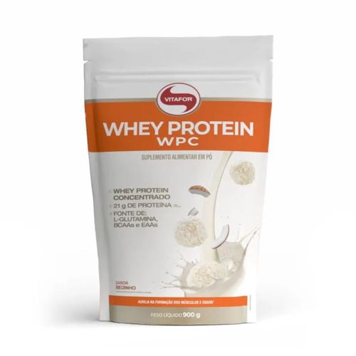 Whey Protein WPC Beijinho Vitafor Pouch 900g