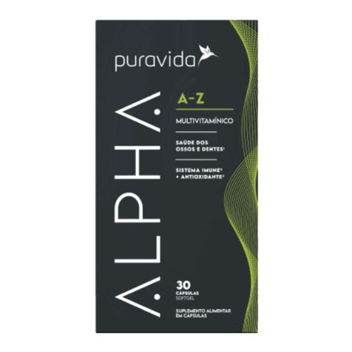 Alpha A-Z Multivitamínico Puravida 30caps Alpha A-Z Multivitamínico Puravida 30caps
