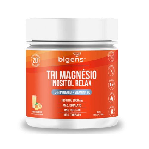 TRI MAGNESIO INOSITOL RELAX 180G MARACUJA BIGENS