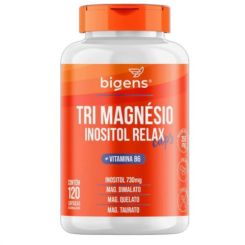 TRI MAGNESIO INOSITOL RELAX 120 CÁPS. BIGENS