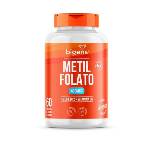 METIL FOLATO + VITAMINA B6 400MCG 60 CAPS BIGENS