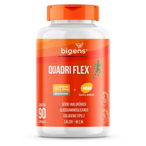 QUADRI FLEX COLAGENO TIPO 2 90 CAPS BIGENS QUADRI FLEX COLAGENO TIPO 2 90 CAPS BIGENS