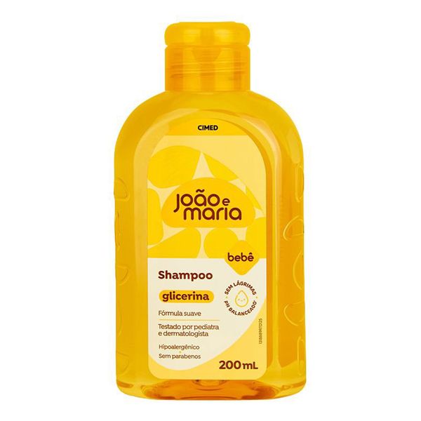 Shampoo João e Maria Baby Glicerina 200ml