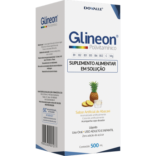 Glineon 500 ml – Polivitamínico Líquido (10 vitaminas + Minerais)