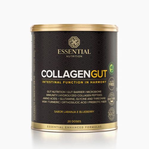 Collagen Gut Laranja e Blueberry Essential Nutrition 400g