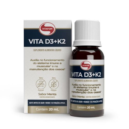 Vitamina D3 K2 Menta Vitafor 20ml Vitamina D3 K2 Menta Vitafor 20ml